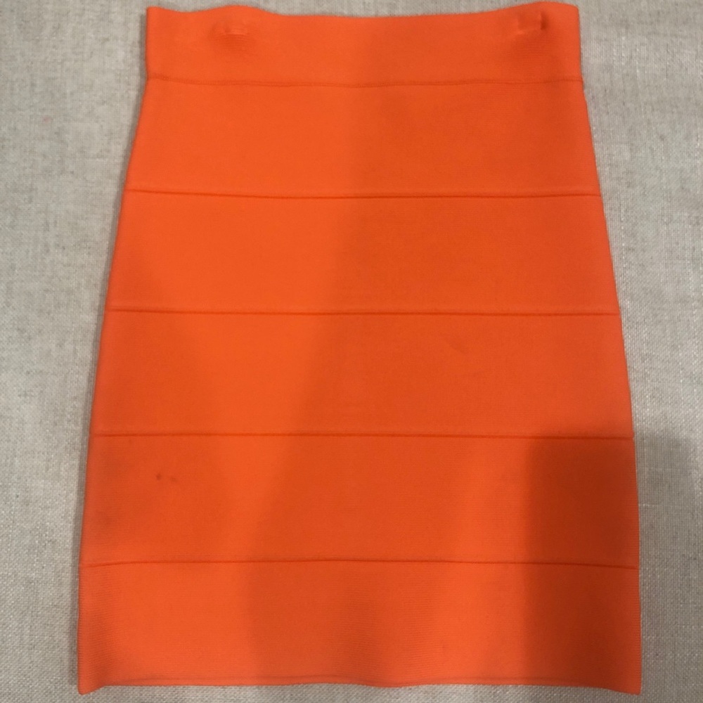 Orange BCBG skirt